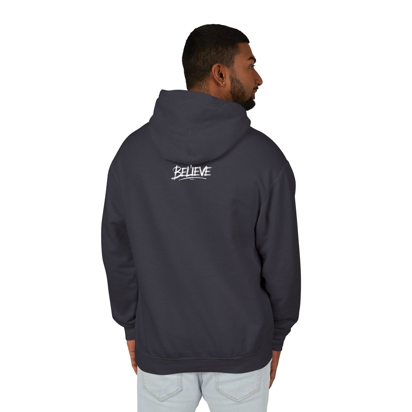 Unisex Lightweight Power Hooded Sweatshirt - Stylish & Inspirational Pullover