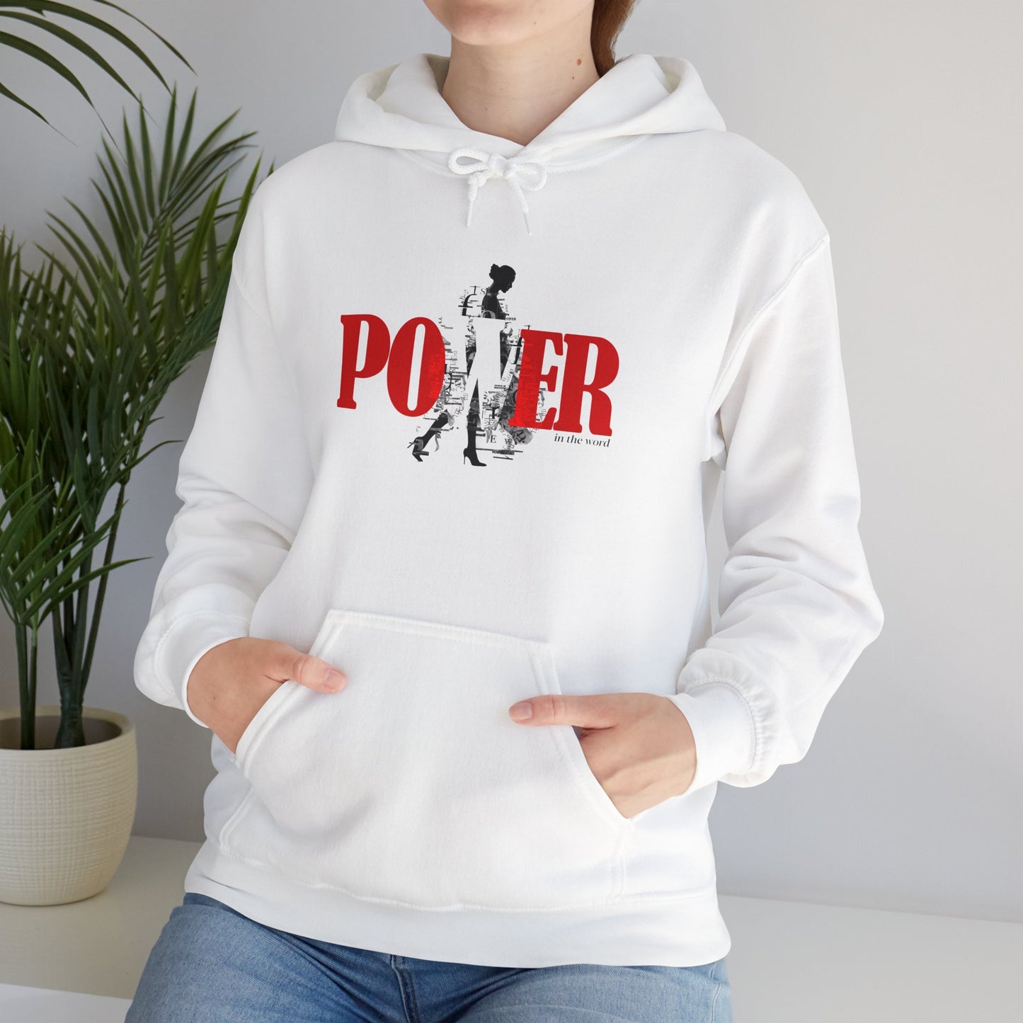Empowerment Hooded Sweatshirt - "POWER" & "BELIEVE" Design
