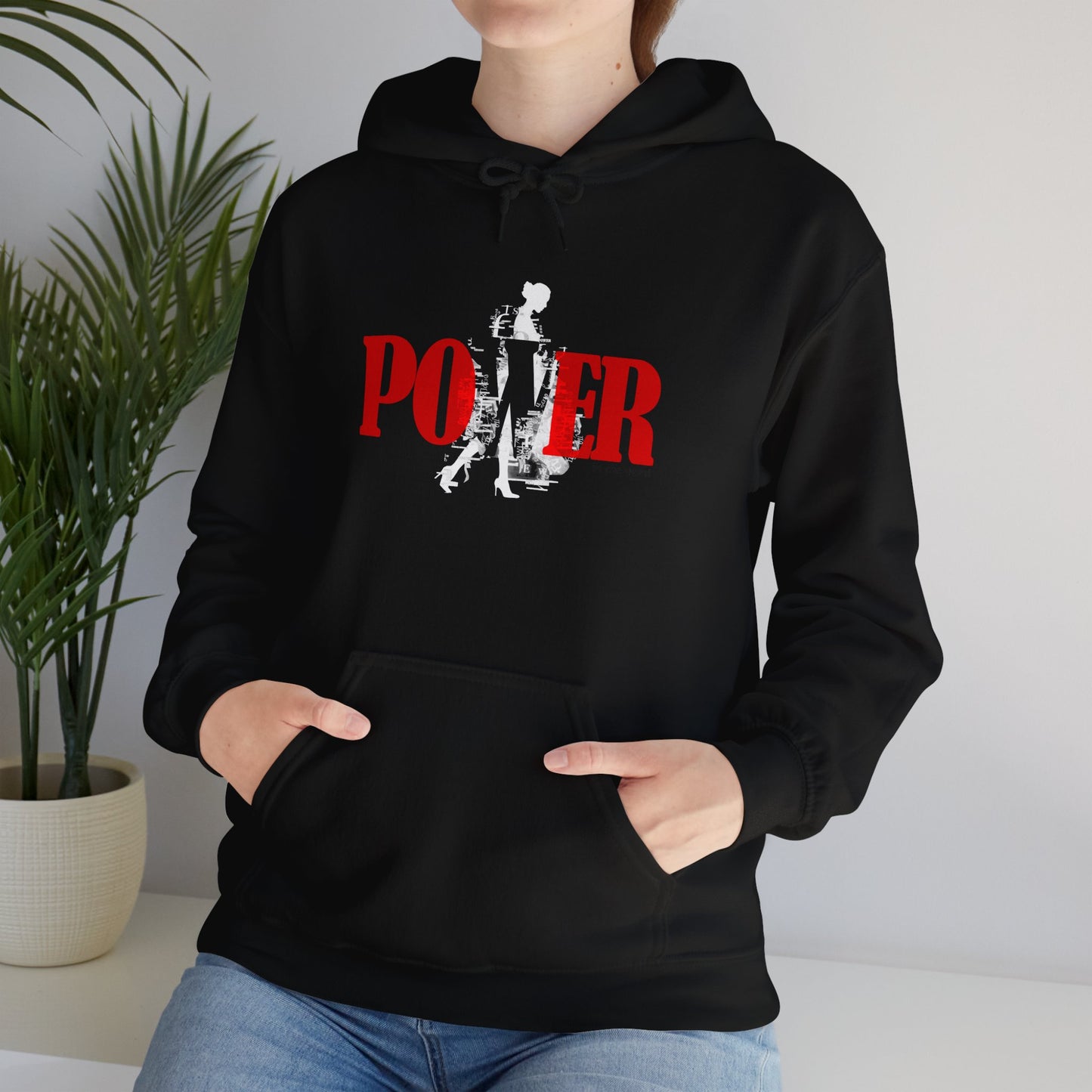 Empowerment Hooded Sweatshirt - "POWER" & "BELIEVE" Design