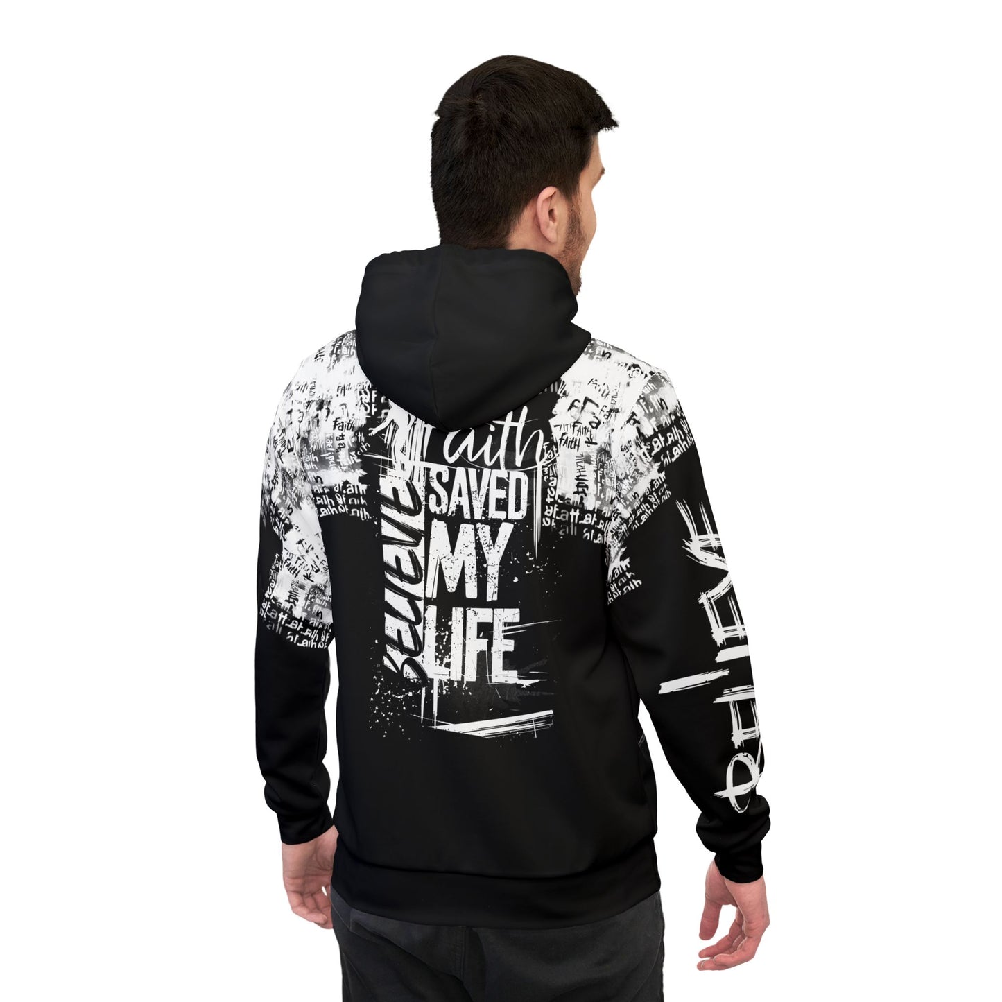 Power in the Word Athletic Hoodie - Motivational Fitness Wear for Empowerment