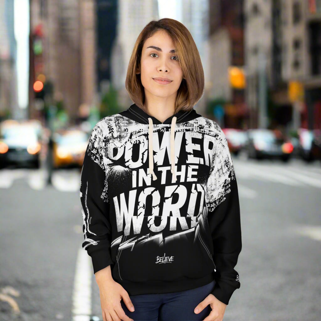 Unisex Pullover Hoodie - Faith Saved My Life Inspirational Sweatshirt