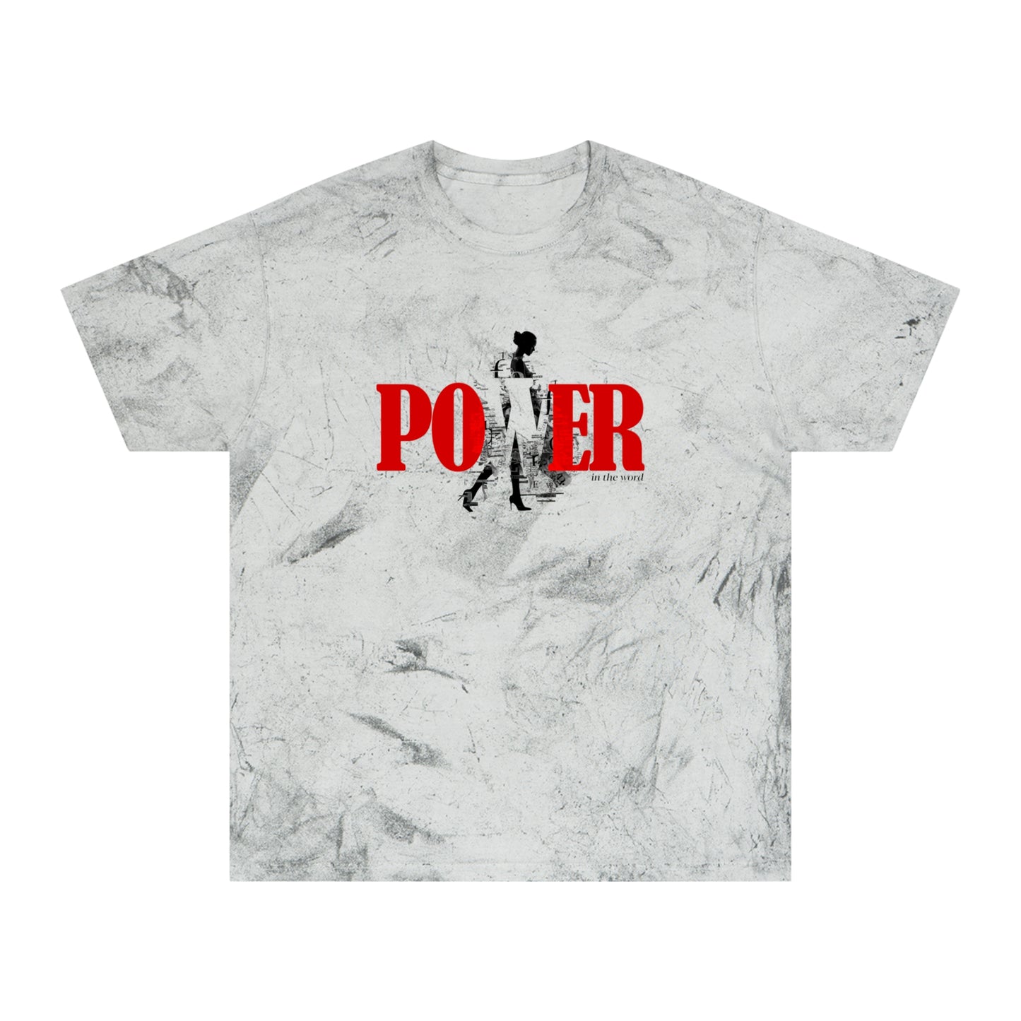 Empowering Unisex Color Blast T-Shirt - 'POWER' & 'BELIEVE' Design