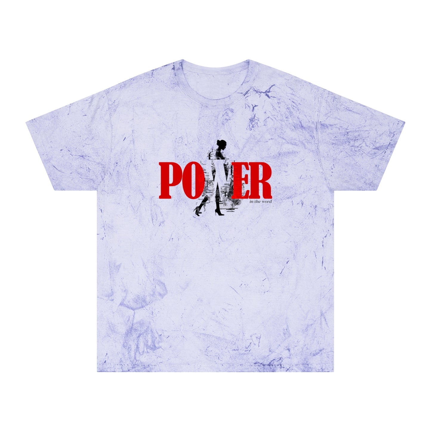 Empowering Unisex Color Blast T-Shirt - 'POWER' & 'BELIEVE' Design