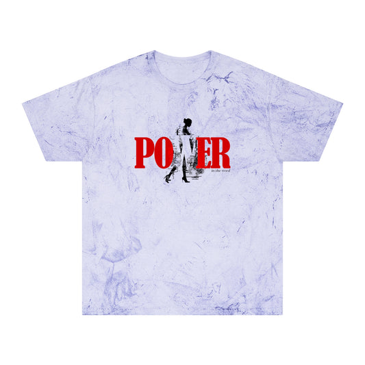 Empowering Unisex Color Blast T-Shirt - 'POWER' & 'BELIEVE' Design
