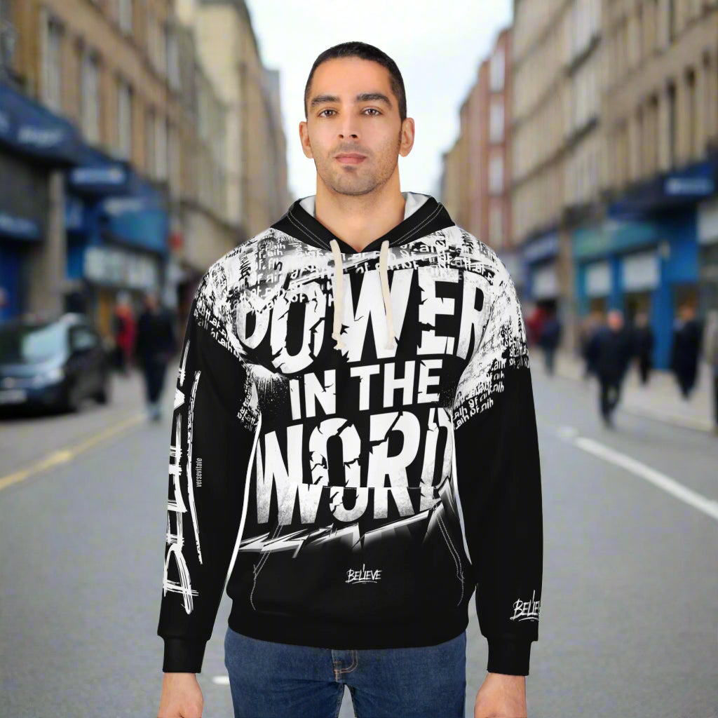 Unisex Pullover Hoodie - Faith Saved My Life Inspirational Sweatshirt